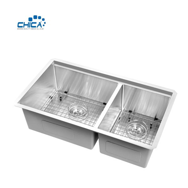 Carton Pallet Double Bowl Handmade House Kitchen Sinks Stainless Steel Kitchen