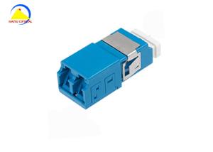 China 0.15dB Rohs Singlemode Fiber Optic Adapter LC UPC Optical Fiber Adapter factory
