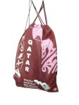 400D full color printing strap string drawing nylon storage bags