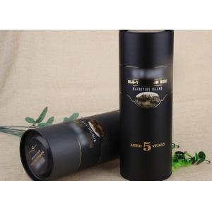 83mm Wine Cans Paper Tube Packaging Tinplate Lid Kraft Paper Round Cardboard