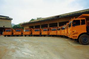 China 6×4 pure electric wide-body mining dump truck charging version 423kw battery loading capacity 60ton factory