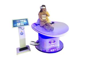 China White Amusement Virtual Reality Machine Slide Motion Simulator With 45 Games factory