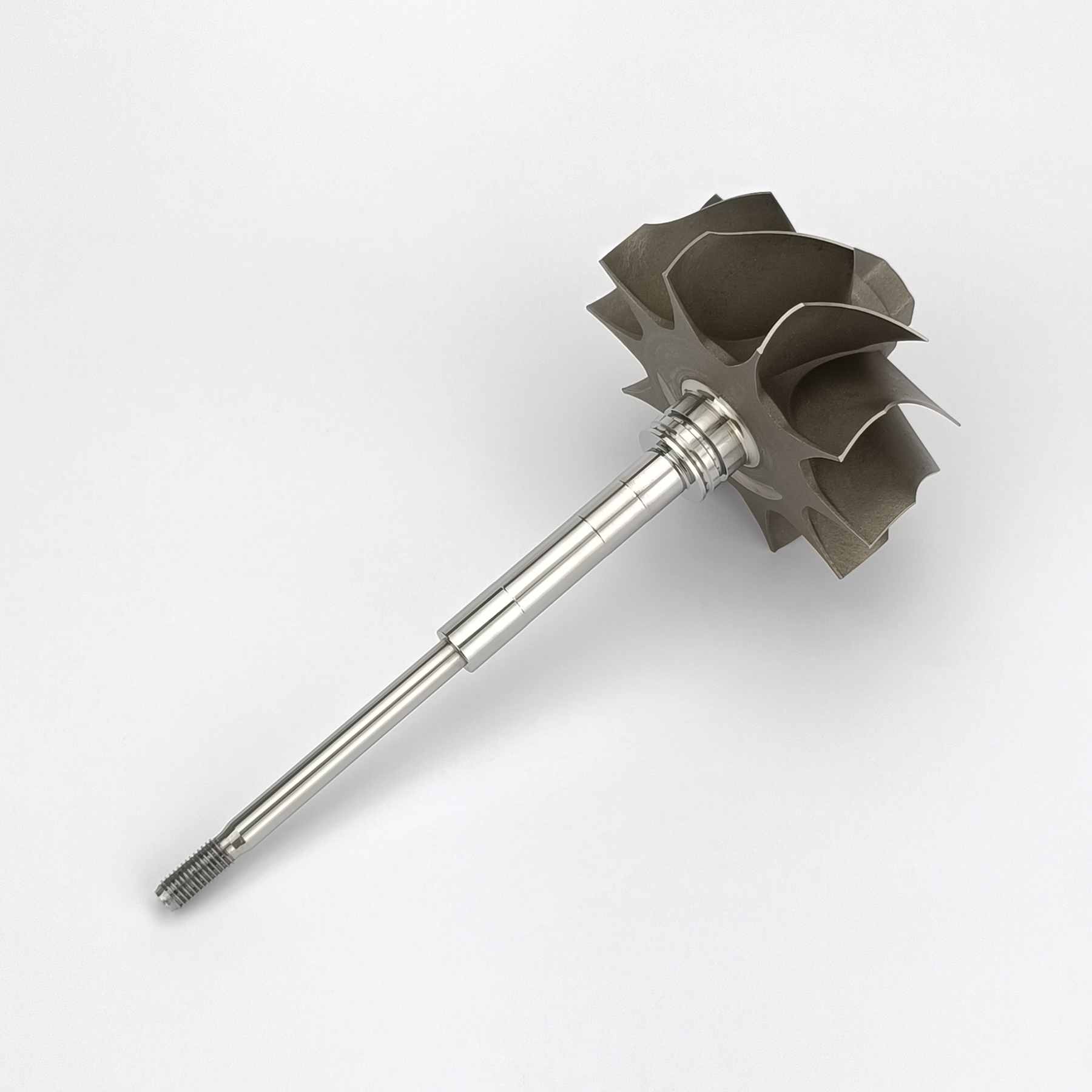MS-TECH Turbo GTP38R Upgrade Turbine Wheel Shaft 445604-0614 For 739619-5004 Ind76.2mm Exd 67.7mm Blades 10