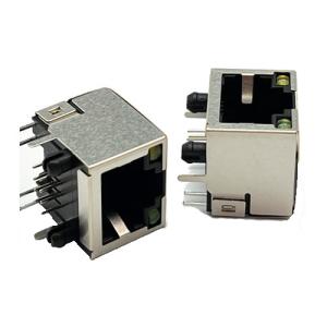 8P8C High Temperature LEDs RJ45 LAN Jack Through Hole 74981102100