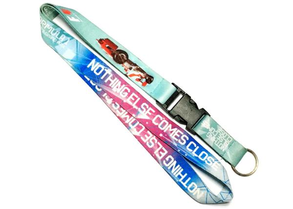 Colorful Design Dye Sublimation Lanyards , Custom Printed Lanyards Safety Buckle