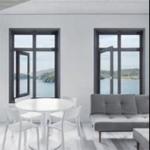 Decoration Aluminum Casement Window Soundproof Powder Coated