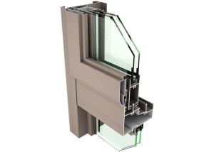 China 6061 T5 T6 Aluminium Window Profiles , Extruded Aluminum Window Frame factory
