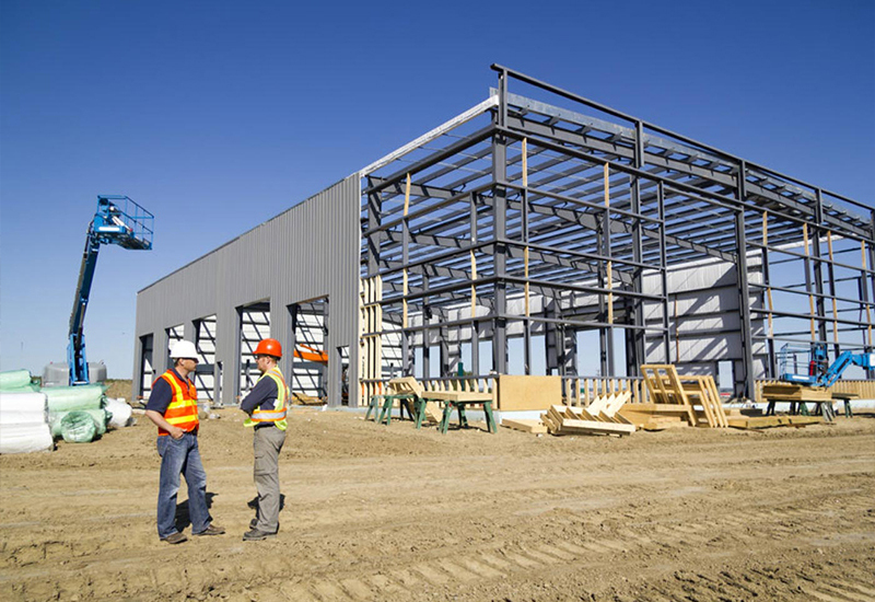 Customized Prefab Steel Structure Warehouse Box Type Frame ISO 9001 CE Standard