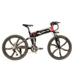 350W 26 Folding Electric Bike , SMLRO S11 26 Electric Mountain Bike 10AH