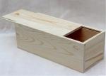 Decorative Wooden Crate Gift Box , Wine Bottle Storage Unfinished Wood Box
