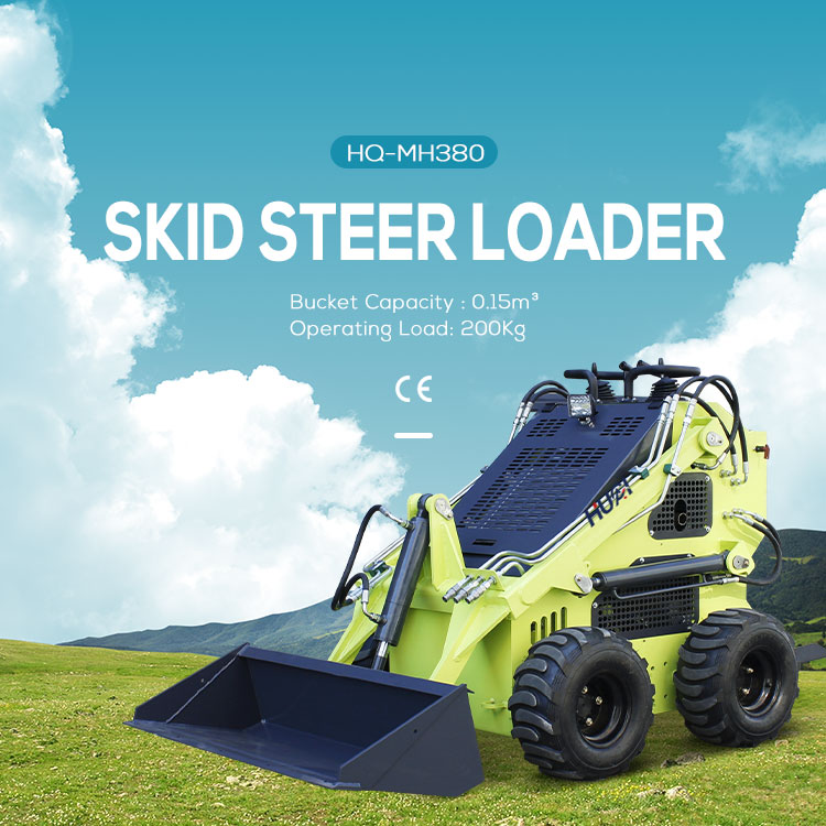BOXINHUASHENG Hydraulic Valve Mini Tracked Loader for CE Approved Earth-Moving Machinery