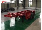 2 Axles Tipper Hydraulic Flatbed Trailer