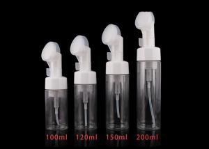 China 100ml Transparent Plastic Foam Pump Bottle For Face Clean Products factory