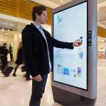 Advertising 65'' Outdoor Lcd Digital Signage Waterproof Standing