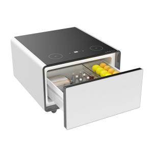 Modern Smart Coffee Table with Tempered Glass Top and Wine Cooler Gross Weight
