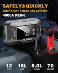 Portable 10000 Mah Super Jumper Battery Pack Car Booster Lithium Power Bank Jump