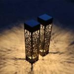 Home Garden Lights Metal Ornaments Outdoor Lighting Corten Bollard Light