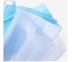 Medical Protective Disposable Face Mask 3 Ply Filter Melt Blown Fabric