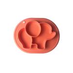 Food Feeding Elephant Silicone Baby Plates Customized Kids Dinning Plate Bpa