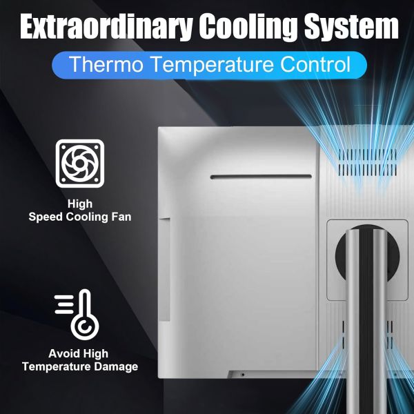 27 Inch UHD Resolution TF Gaming All-in-One Computer Monitor, 4K IPS Panel 144Hz with Fixed Bracket