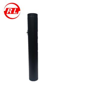 China Black 0.45mm Double Wall Stainless Steel Chimney Pipe factory