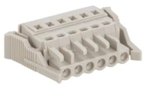 China Spring-cage Clamp Terminal Female locking device Pitch: 5.00mm/0.197 in factory