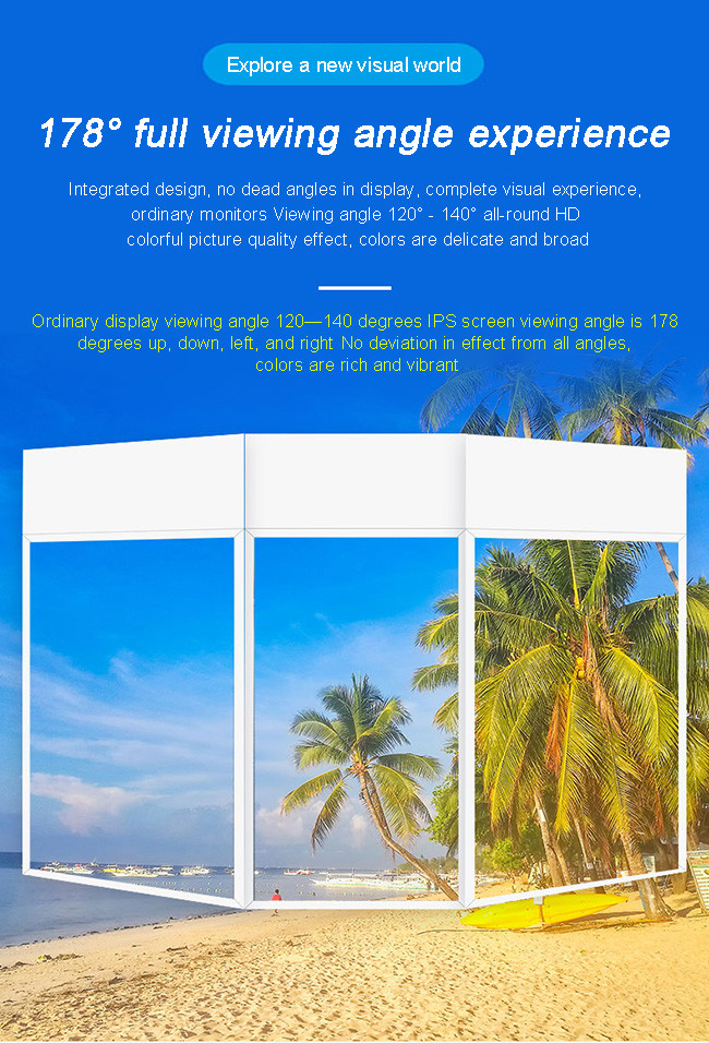 Manufacturer Digital Signage Advertising Film Wall Panel HD Video 3D TV Poster Display Billboard