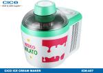 Colorful Stainless Steel Ice Cream Maker Thermoelectric Cooling System