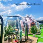 Outdoor Villa Hotel Bubble Room Transparent tent Glass celebrity Restaurant Sun