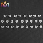 Plating SS304 26 Capital Letter Pendant For DIY Bracelet