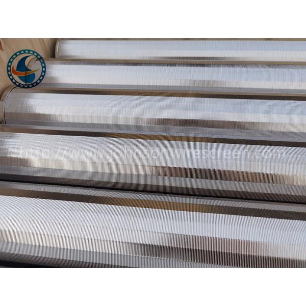 Stainless Steel 304 Welded Wedge Wire Screen Od 118mm Slot Tubes