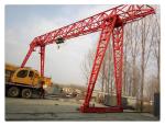 Low Noise Trussed Type A5 Single Girder Gantry Crane 10 Ton