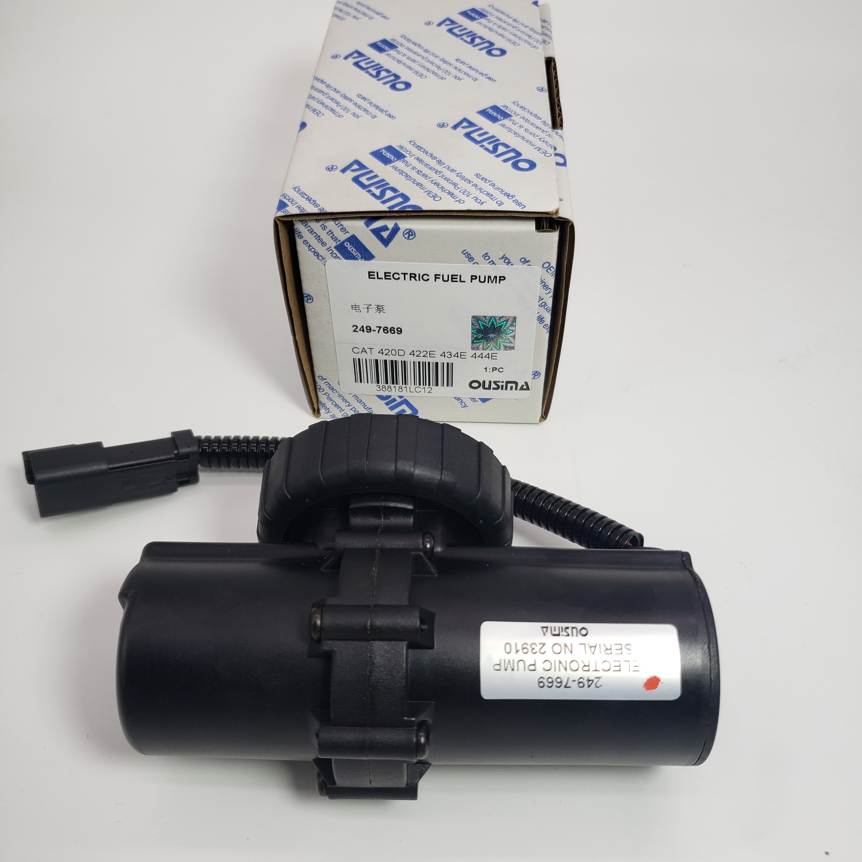 249-7669 2497669 Electric Fuel Pump For Backhoe Loader 420D 422E 442E