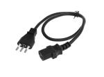 Italy standard 13A 3pin black power cord 0.5m-10m copper Laptop power cable