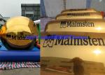 Single Color Printing Inflatable Mirror Balloon 2.5m Sphere Tube With Branding
