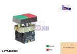 High Voltage Emergency Stop Push Button Switch Without Pilot Light Anti -