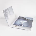 Wedding Photo Album Book Packaging Custom Logo 4D Ring Binders with Recycled