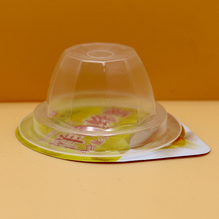 Takeaway Plastic Yogurt Dessert Cup 25ml Disposable 46mm Pet Milk