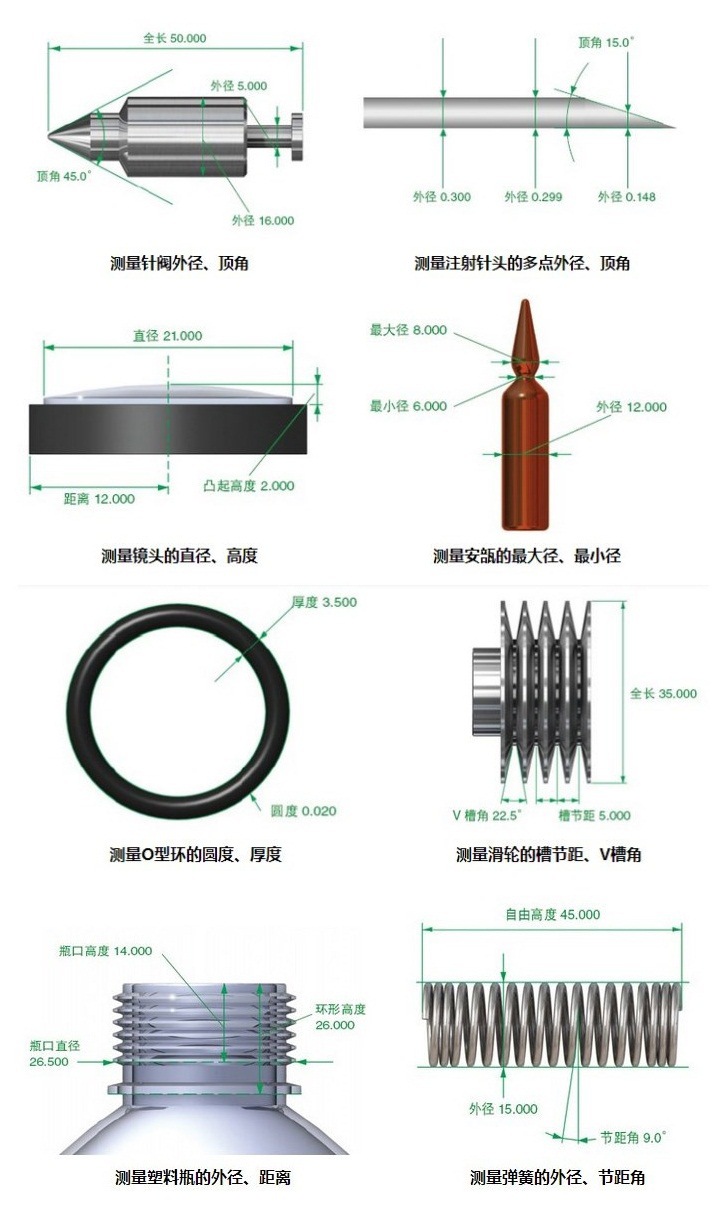 2D Optical Coordinate Measuring Machine , 50HZ 30W Vision Measuring Systems