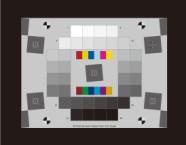 China Low Noise 36 Patch Sineimage Resolution Test Chart factory