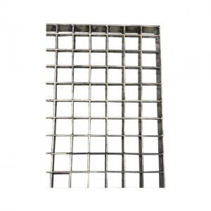 China OEM Press Lock Grating Metal Building Materials 33x33 Welded Silver Color factory