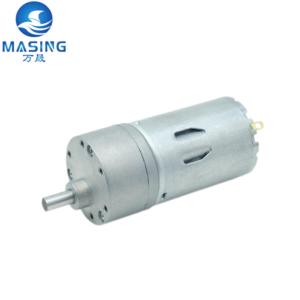 China 12V/24V DC Gear Motor with Reduction Gearbox 37mm Gearbox Diameter Rated Voltage 6V-24V 10RPM/30RPM factory