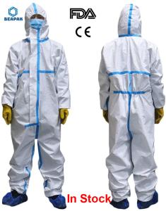 China Anti Virus Medical Disposable Chemical Suit , Disposable Body Suit Fda Approved factory