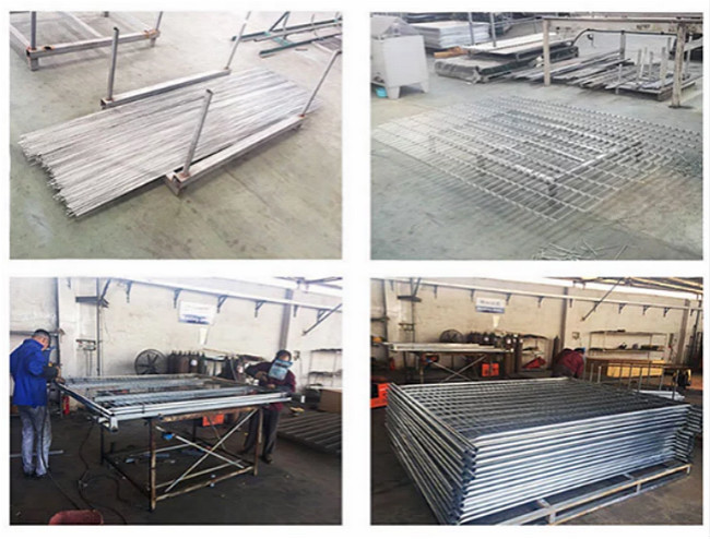 Canada Standard Temporary Fence Galvanized Coated Construction Site Temporary Fence Canada