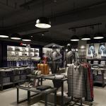 ODM Redecorate Folded Shirt Clothing Shop Display Furniture Morden Style