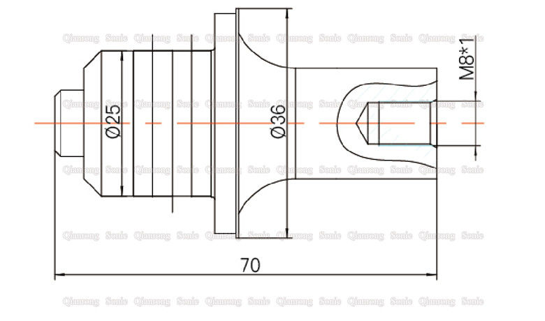 Inverted Flange Ultrasonic Piezoelectric Transducer For Non Woven Sealing Machine