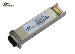 China XFP-10GZR-OC192LR Compatible 1550nm 80KM XFP Fiber Transceiver factory
