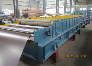 China Glazed Metal Tile Cold Roll Forming Machine with Hydraulic Punching Device factory