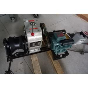 Portable 3 Tons Power Cable Winch Puller With Electric Engine In Power Line