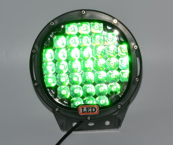 Green 185W Round LED Work Light 12V Fog Driving Roof Bar Bumper Off-road for